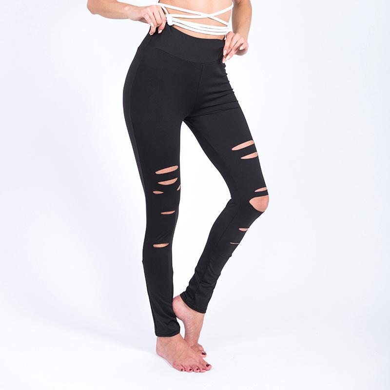 Buy Women Stylish Ripped Pants High 
