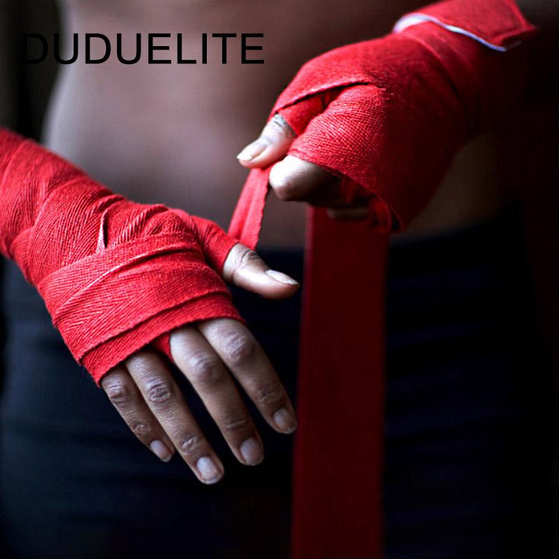 2 Rolls 1.5/2/3/5M Cotton Boxing Bandage Sports Strap Sanda Kick Boxing Mma Hand Gloves Wraps Belt Boxing Sports Wraps Bandage