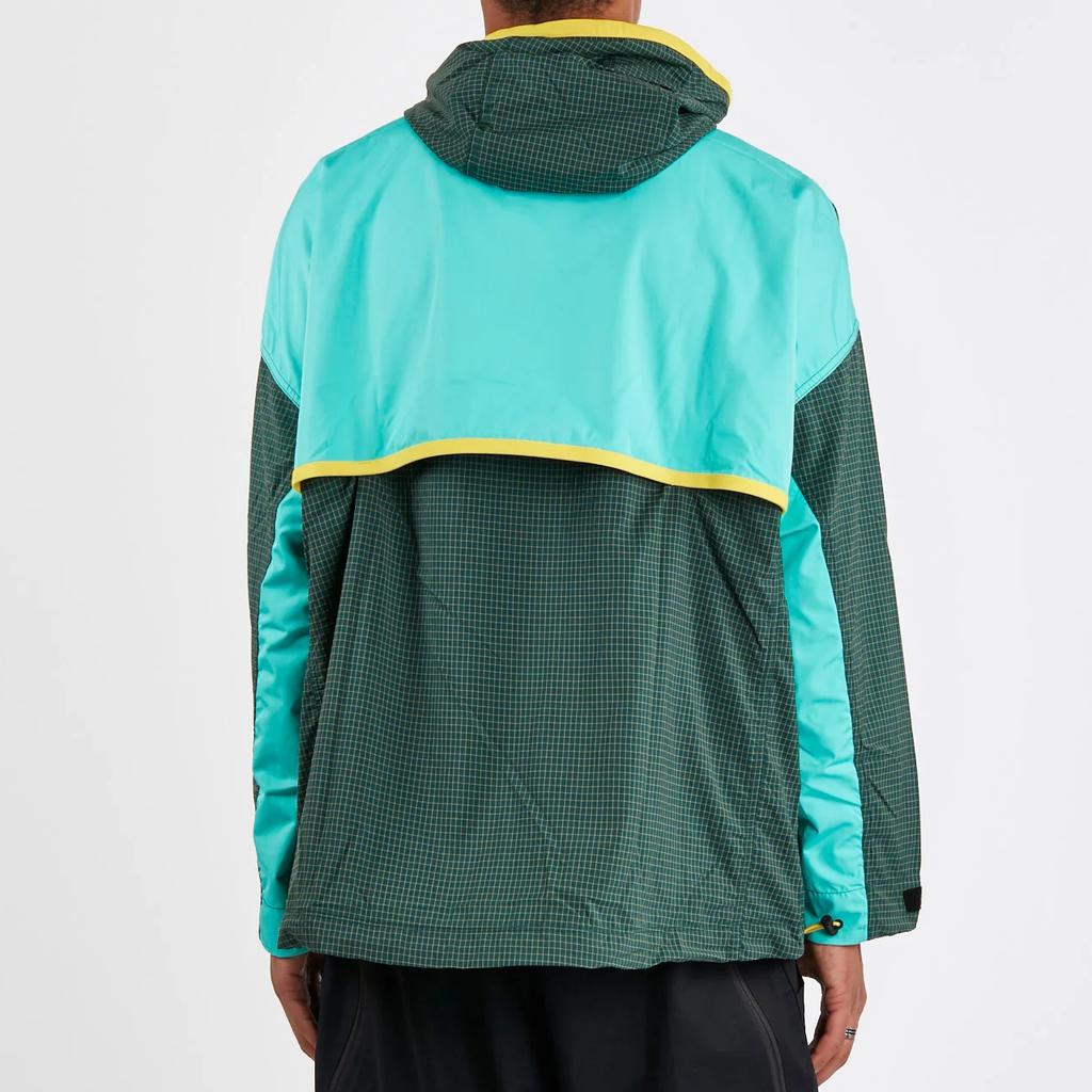 Nike Colorblock Hooded Half-Zip Long Sleeve Jacket Men Outerwear Dark-Blue 931907-375