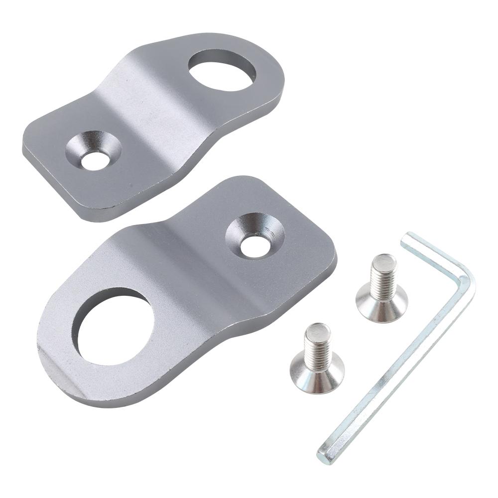 

Pair Car Radiator Stay Bracket Racing Refrigeration Bracket Car Radiator Stay Aluminum For Subaru Tank Bracket сірий колір