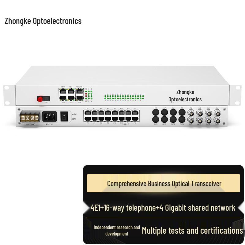 Zhongke Optoelectronics Integrated Services PCM Optical Transceiver