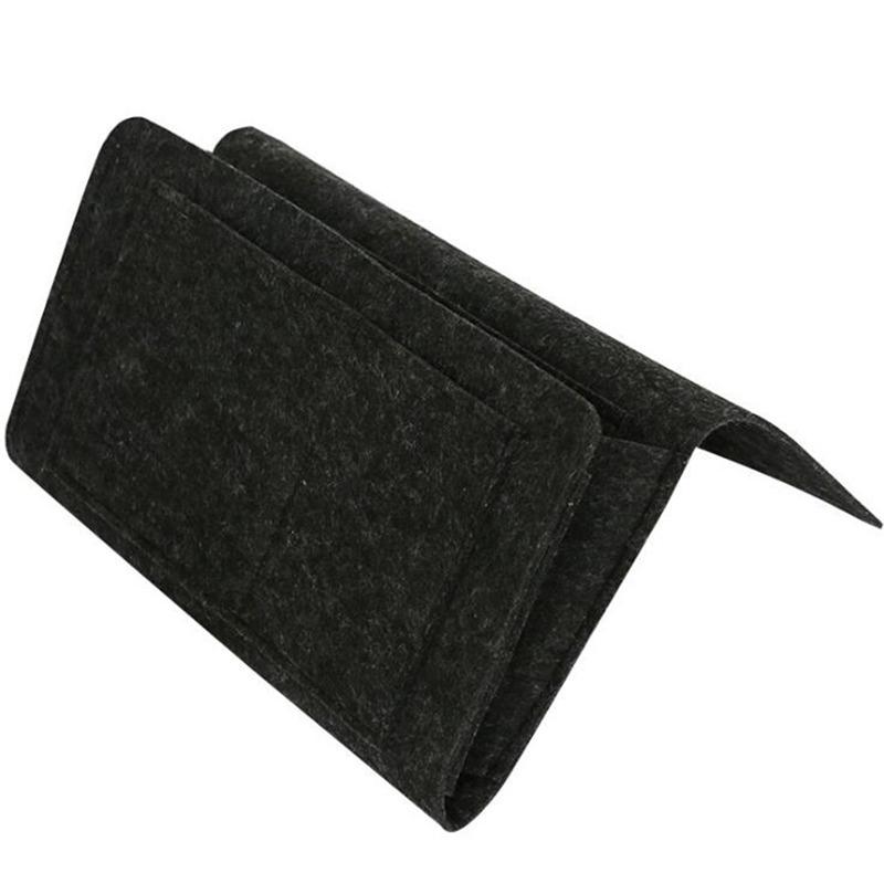 Household Armchair Caddy Felt Couch Recliner Armrest Organizer for Magazine Tablet Cell Phone Remote Control Hanging Storage Bag