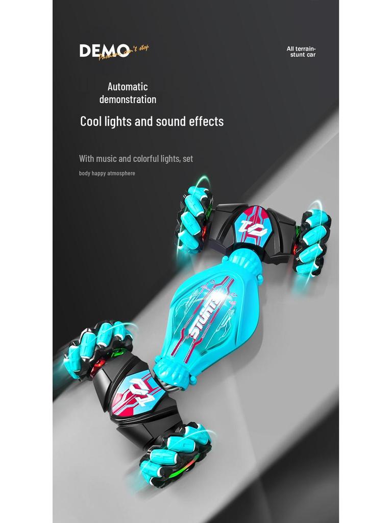Neues RC-Geländewagen-Stuntauto: Gestensteuerung, 4WD-Klettern, Verdrehen, Driften, Verformung, Lichter