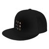 Fashion community bit character Flat Brim Sun Hat Makes The Face Look Smaller Caps Women