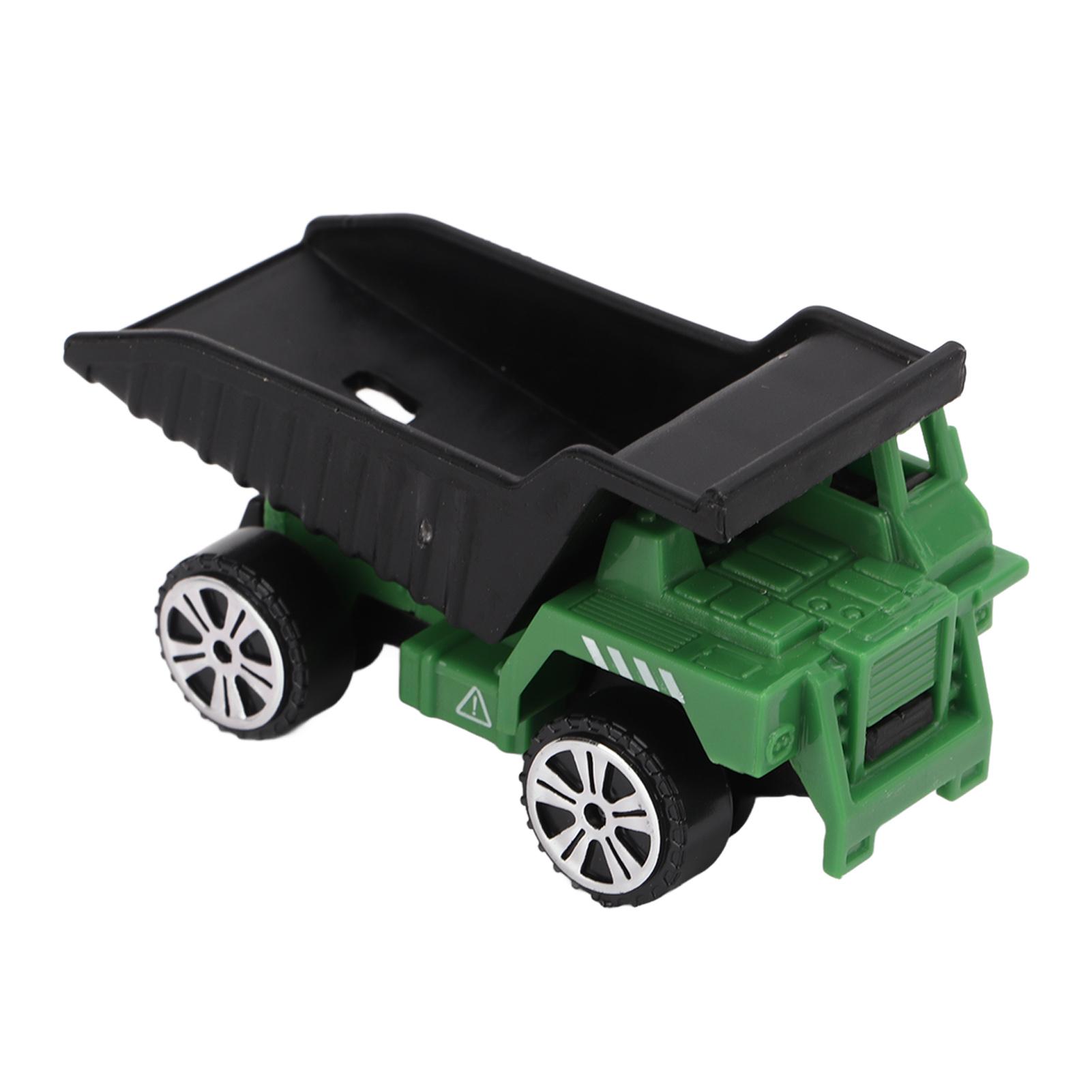 4pcs/set 1/64 Mini Truck Toys Play Construction Engineering Vehicle ABS Friction Powered Car Toy for Kids