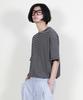 Deumakeu Oversized Short Sleeve T-Shirt Pinstripe Black