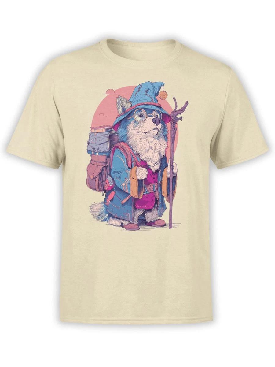 FANTUCCI Wizard Woof T-Shirt | Fantasy Dog Graphic Tee | Unisex XL