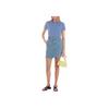 Maison Kitsune Baby Fox SS24 Logo Pullover Short Sleeve Polo Shirt Women polo shirts Blue MW00202KJ7010-P428