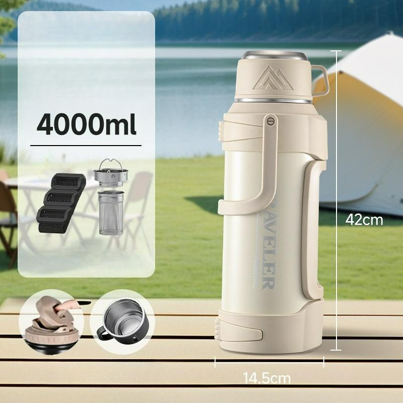 Přenosná termoska, Velkokapacitní nerezová termoska, Venkovní velkokapacitní ultravelkokapacitní přenosná termoska