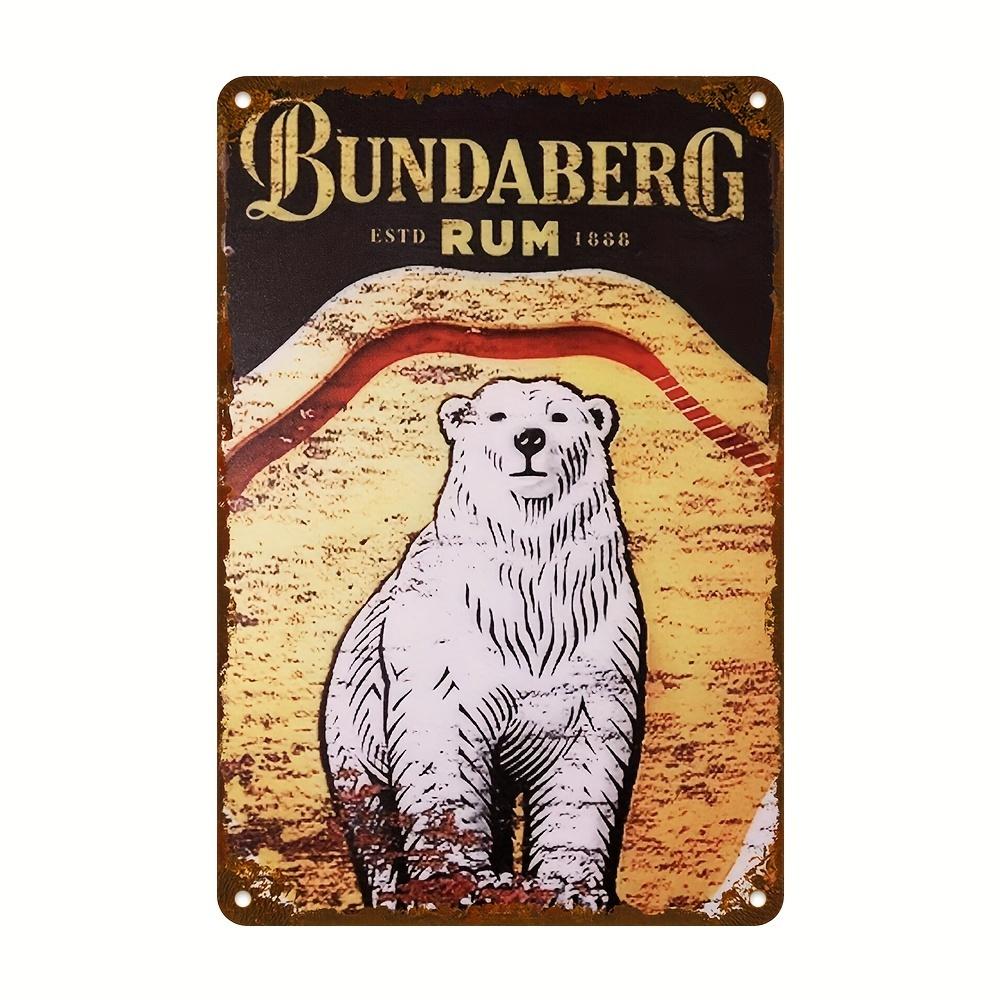 Bundaberg Rum 1888 Vintage Wall Sign - Aluminum, 7.87x11.81 Inches, Indoor/Outdoor Use