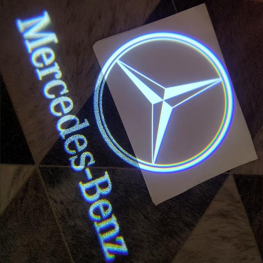 LED Welcome Lights for Mercedes C-Class W203, CLK, SLK, SLR Models - Door Projector Lights