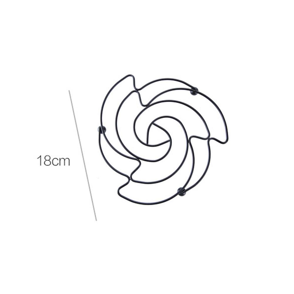 

Кухонные принадлежности Круглая термостойкая подставка чёрный