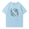 Summer 2026 Minimal Koi Carp Print Oversized Tshirt 100 Cotton Unisex Women Short Sleeve Tee Shirt Unisex Casual Popular Clothing