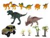 Mega Tor Wyścigowy Xxxl Dinozaur Dino Park 269 El. Magic Track 360Cm Dzieci