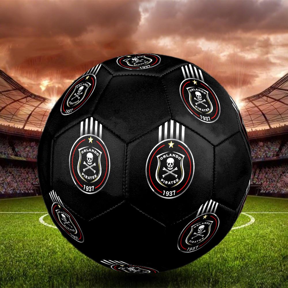 Orlando Pirates Soccer Ball Colorful All Ages Machine Stitched PVC Competition Ready Durable High-Bounce.SIZE5