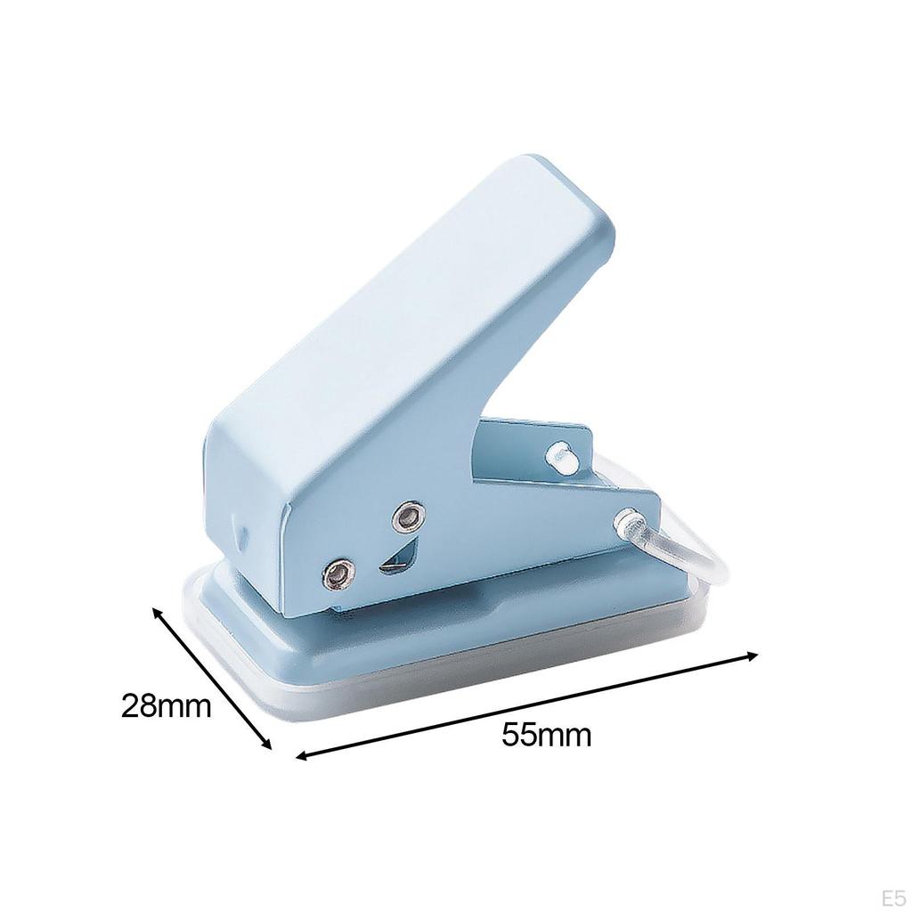 Compact Handheld Paper Punch - Effortless Mini Size for Kids and Adults