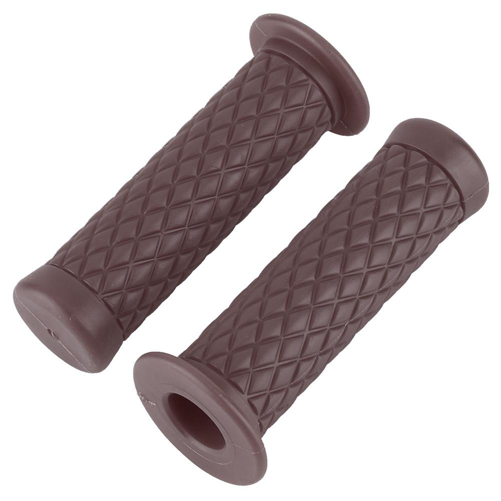 2 buc. 22 mm TPU Mânere Ghidon Motocicletă Bicicletă Accesorii(maro)