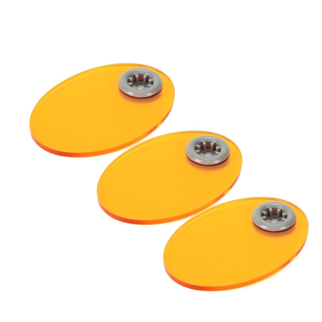 10pcs Dental Light Curing Shield Elliptical Shape Eye Protective Light Blocking Dental Light Curing