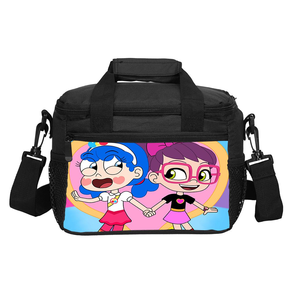 Sac à déjeuner Abby Hatcher nouveau grande capacité polyvalent impression dessin animé étudiant garçon et fille meilleur cadeau d'anniversaire pour l'école