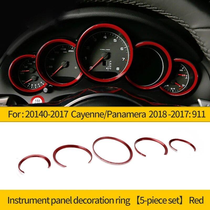 

Декоративное кольцо на приборной панели автомобиля для Porsche Macan 911 718 Paramera Cayenne, аксессуары для декоративного кольца на приборной панели автомобиля B1