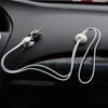 Car Interior USB Cable Organizer Silicone Tie Fixer Wire Winder Silicone Mobile Phone Cable Organizer Car Organizer Accessories