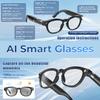 Smart Glasses Real-Time AI Translation Powered Assistant 8MP Camera  Photography 1080P Video Dual Mics Speakers Photochromic Lenses Bluetooth Calling
