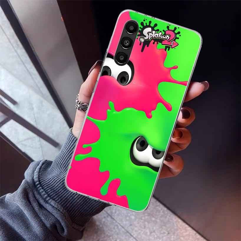 Game S-Splatoons Phone Case For Samsung Galaxy A17 A16 A15 A14 A13 A57 A56 A55 A54 A53 A37 A36 A35 A34 A33 A26 A25 A24 A23 Galax
