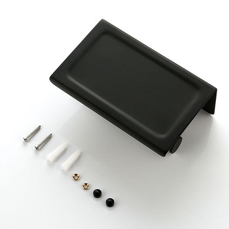 WC Paper Holder with Shelf 304 Stainless Steel Brushed Gold Black Kitchen Toilet Paper Storage Rack Bathroom Tissue Roll Hanger