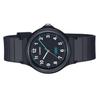 Casio Pop Analog Black Bio Based Resin Strap Black Dial Quartz LQ-24B-1B Women's Watch