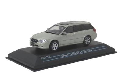 First43 Scale Subaru Legacy Wagon 2003 Silver Finished Product 1/43