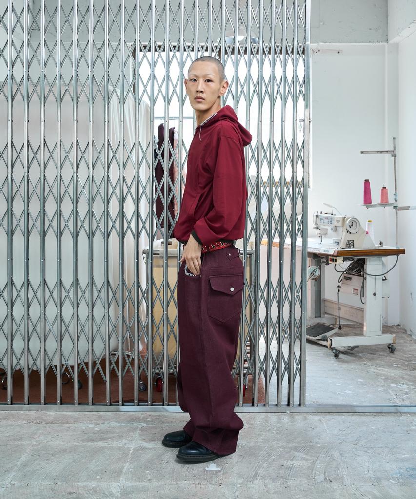 Noscouleurs Ul Mesh Zip Hoodie 02 Red