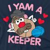 Mr Potato Head Mens I Yam A Keeper T-Shirt