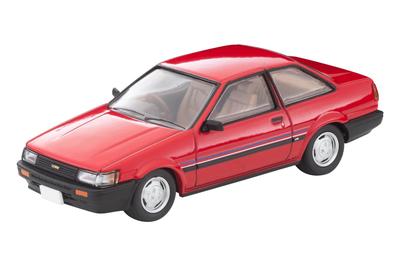 Tomica Limited Vintage Neo 164 LV-N284b Toyota Corolla Levin 2-Türer Limettenrot 84 Jahre Fertigprodukt