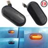 2X LED Dynamische Blinker Seitenmarkierungsleuchten für Renault Clio Trafic Kangoo Twigo Dacia Logan Duster Nissan Interstar Primastar