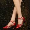 Women's Latin Dance Mid-Heel Ballroom Shoes - Soft-Soled, Modern Style