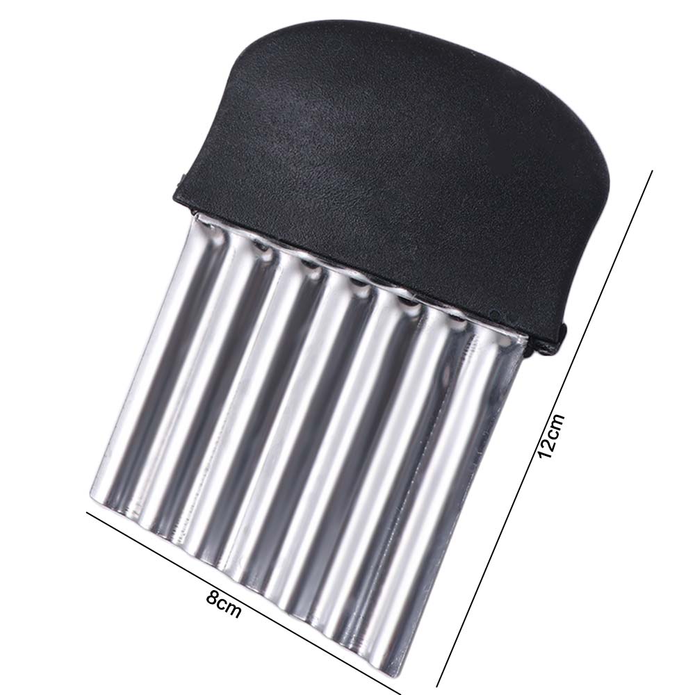 Stainless Steel Wavy Chopper Multi-Functional Crinkle Cutter Vegetable Cutter  Kitchen