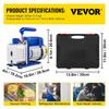 AC Vacuum Pump Manifold Gauge Set 4.8 CFM 5PA HVAC Vacuum Pump With Box