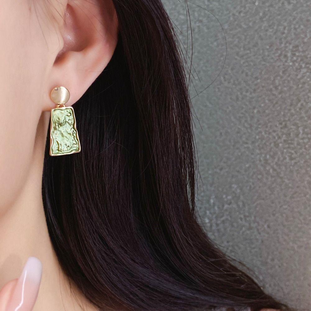 Exaggerated Women's Necklace Earring Set Collarbone Chain Multi Color Jewelry Set Daily Wear