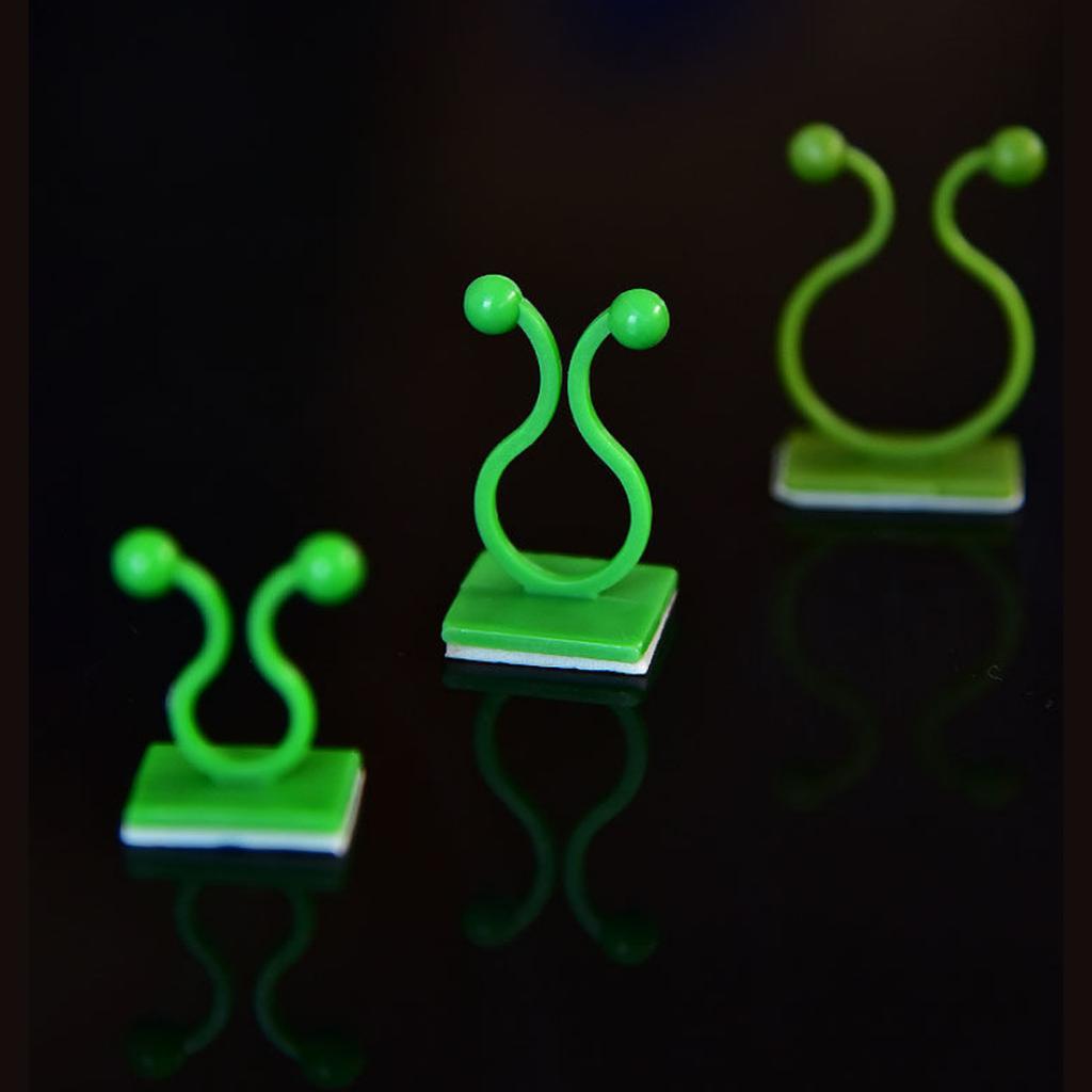 10Pcs Plant Climbing Wall Fixture Clips Invisible Wall Vines Fixing Clips Self-Adhesive Plant Wall Clips