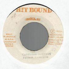 

7inch Record PRINCE POMPIDOU Careless Company NONE Hit Bound Jamaica Reggae Ska Dub Used