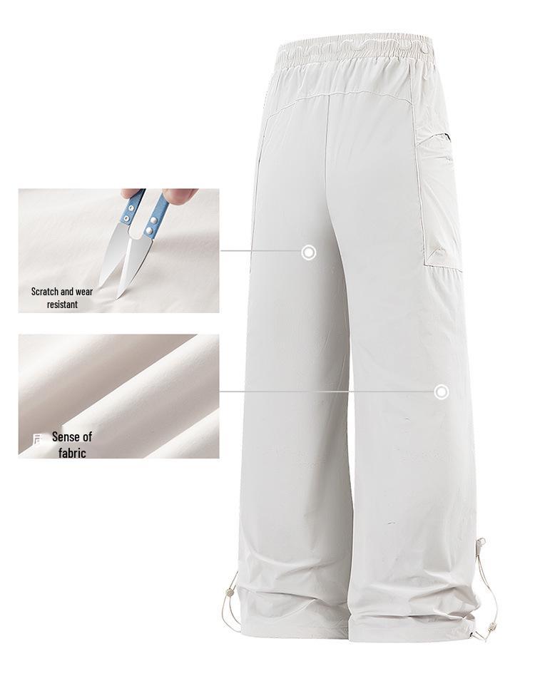 Pantaloni Cargo da Escursionismo per Uomo e Donna: Pantaloni da Alpinismo, Paracadutista, Casual, Asciugatura Rapida, Protezione Solare.