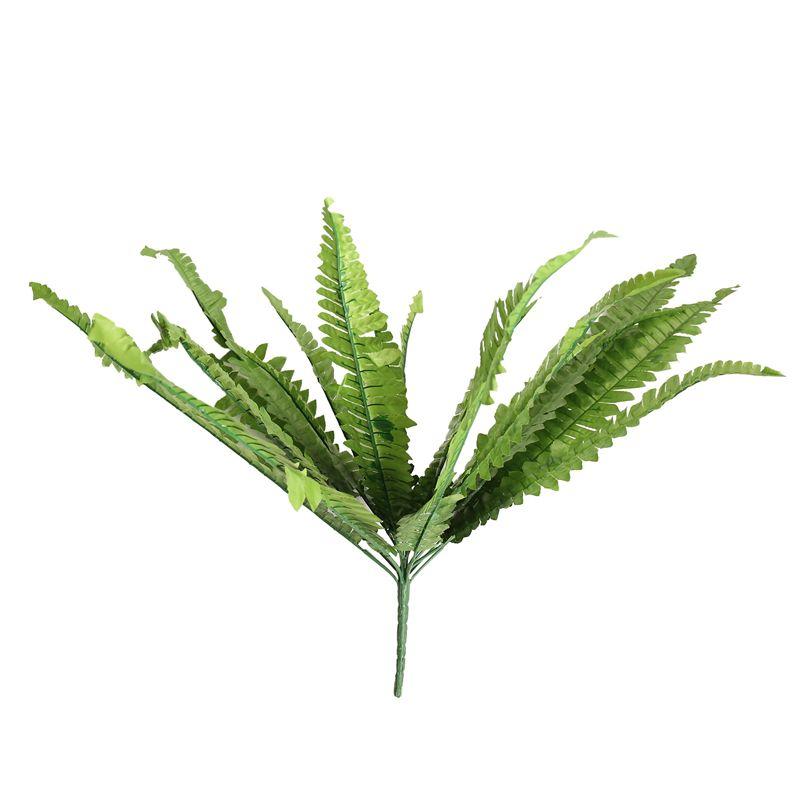 A84X-4X UV Resistant Lifelike Artificial Boston Fern, Artificial Ferns For Outdoors, Faux Ferns Fake Ferns Artificial Plants