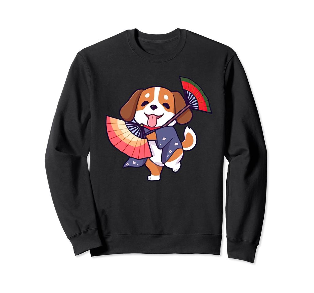 Beagle Yukata Funny Dog Summer Festival Sweatshirt