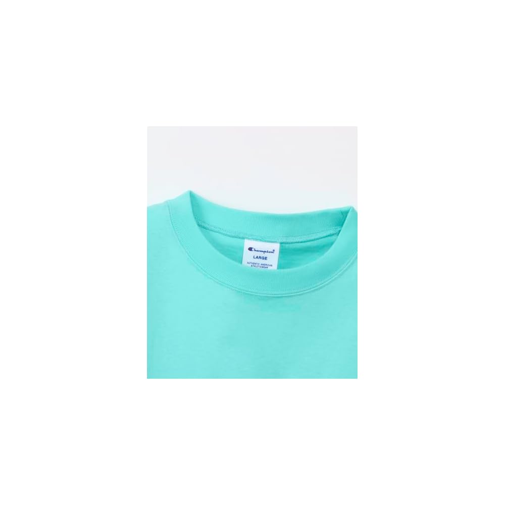 Short-sleeved T-shirt, crew neck, 100% cotton, COTTON USA, short-sleeved pocket T-shirt, basic,