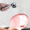 Kitchen Faucet Shower Head Pull-out Sprayer with Push Button Switching 2 Water Modes ABS Material G1/2 Connector