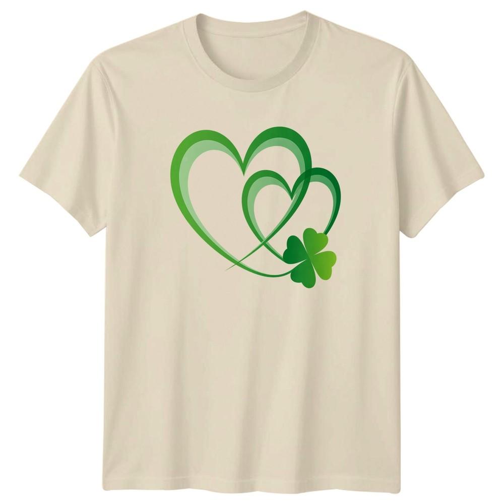 Irish Luck And Love Hearts TShirt St Patricks Day Gift For Him And Her