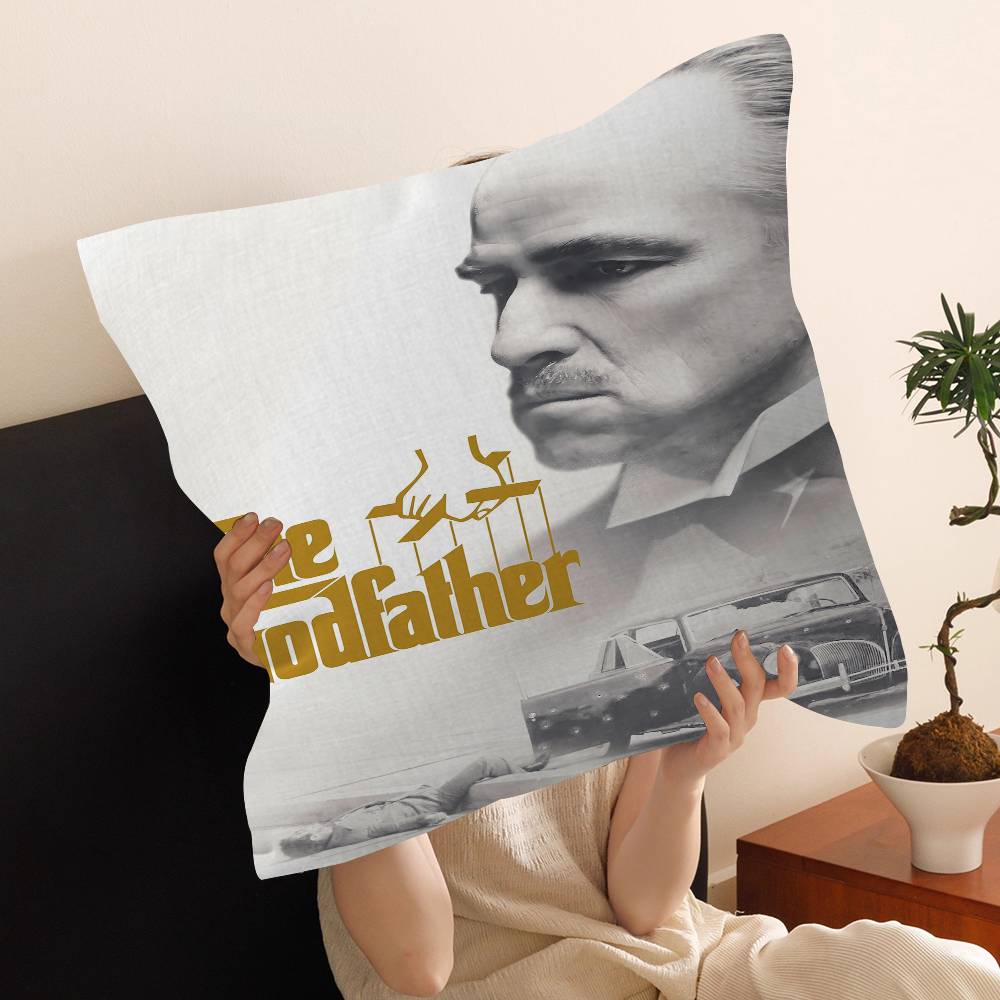 Classic Movie Gangsters The Godfather Personalized Picture Text Home Decorative Pillows Household Gifts 45X45Cm