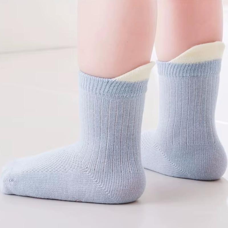 Infant Baby Socks For Boys Girls Summer Mesh Thin Children's Cotton Girl Boy Sock Solid Toddler Soft Kids Sock 0-5Years