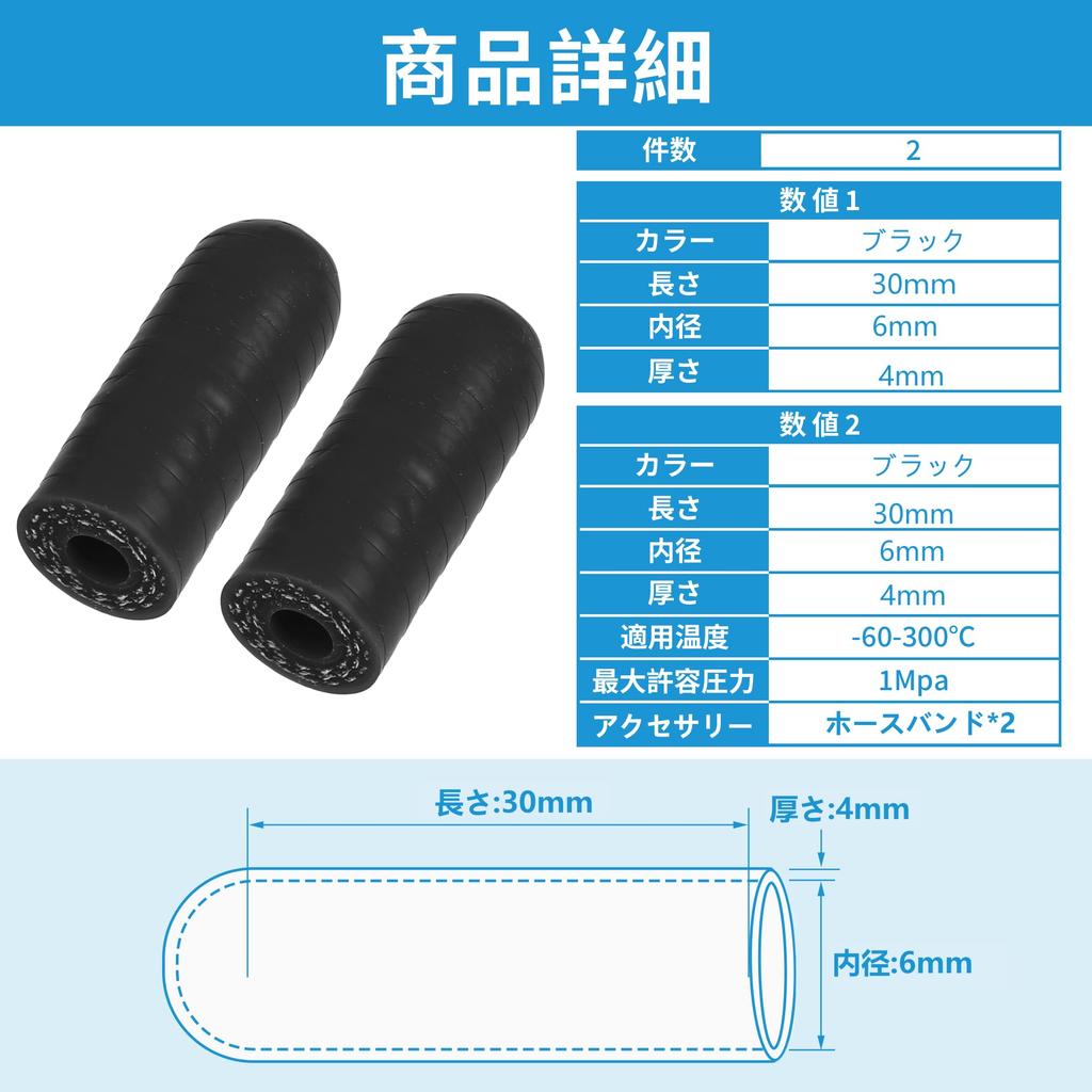 ACROPIX Silicone Hose Cap, Silicone Tube Cap, Heat Resistant, Oil