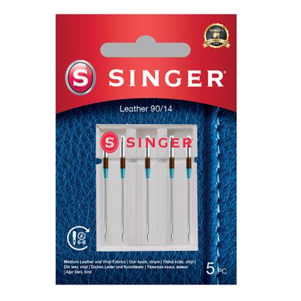 Singer Metal Leder Nähmaschinennadel, 90/14, 5Er Pack, Nadel - Bild 3